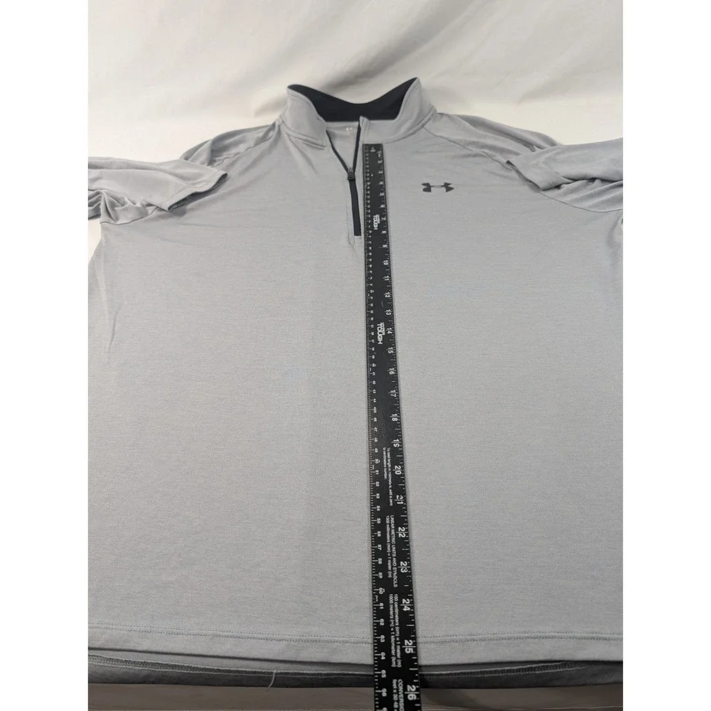 Under Armour Heat Gear Pullover Quarter Zip Lightweight Mens Long Sleeve 2XL